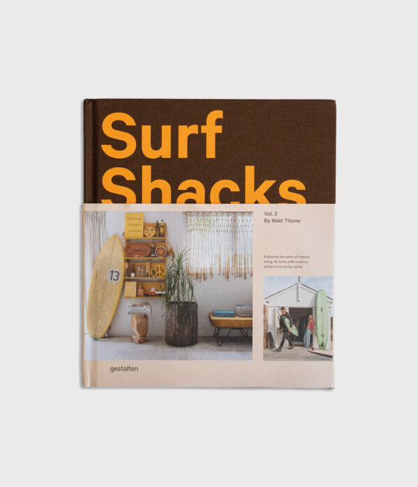 Front cover of Surf Shacks: Volume 3 by Matt Titone displayed against a light gray background.