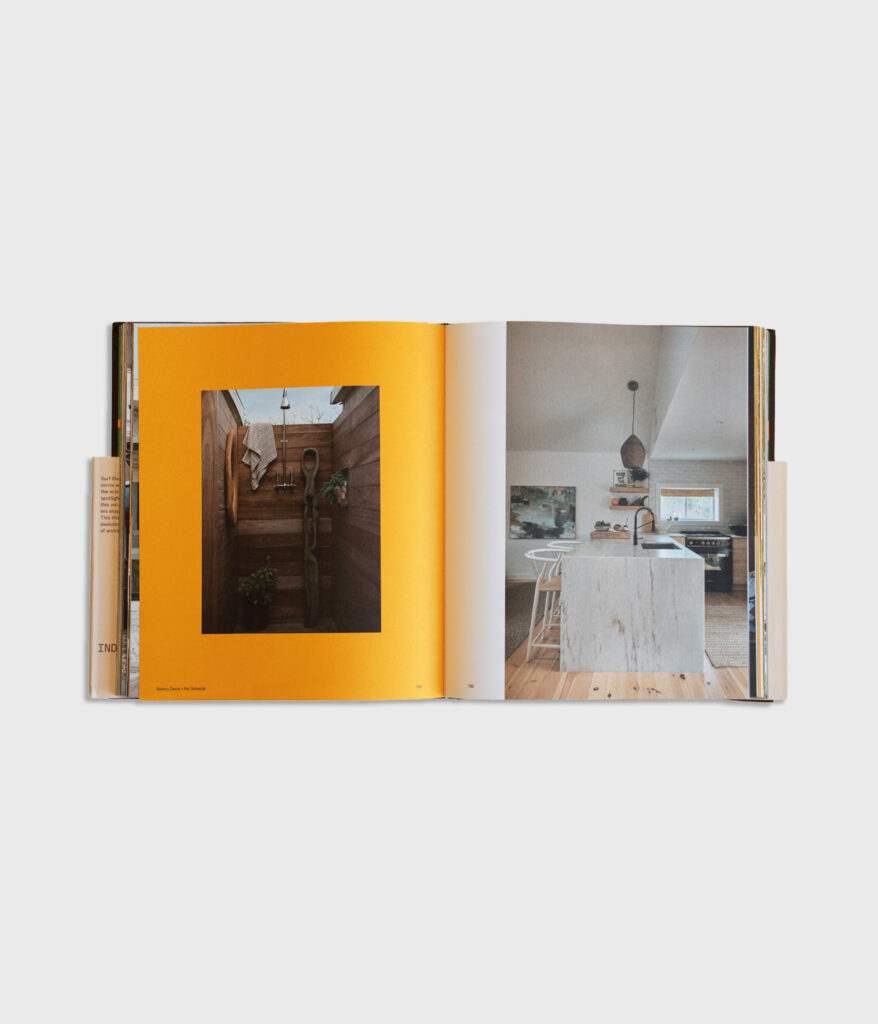 Surf Shacks: Volume 3 by Matt Titone opened to a sample interior spread.